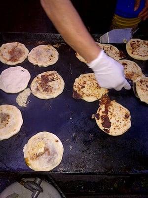 Love me some pupusas - yummmmm!