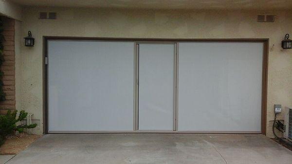 Lifestyle garage door screen