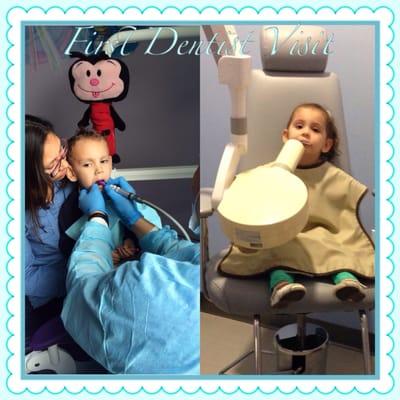 Twins 1st visit at Dental planet