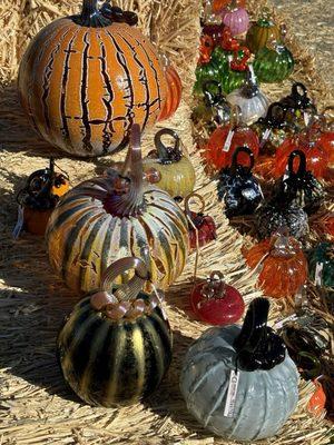 Glass pumpkins