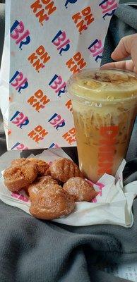 5  pumpkin munchins $2 medium pumpkin cream cold brew $4.45