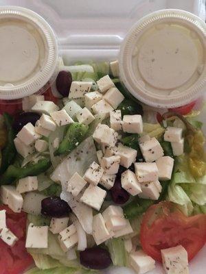 Greek salad ... scrumptious