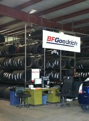 Thousands of tires in stock