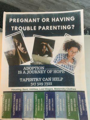 Adoption flyer