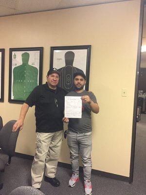 Just completed a private session for license to carry