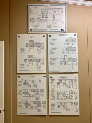 Common floor plans