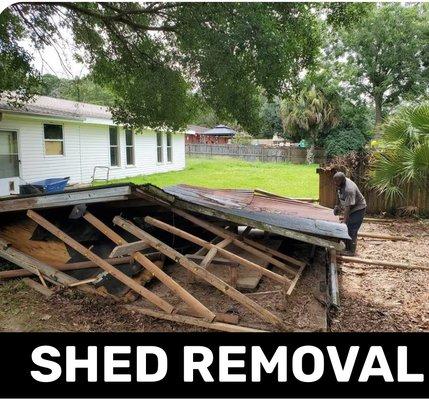 SHED REMOVAL