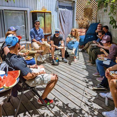 summer BBQ at the UD Clubhouse