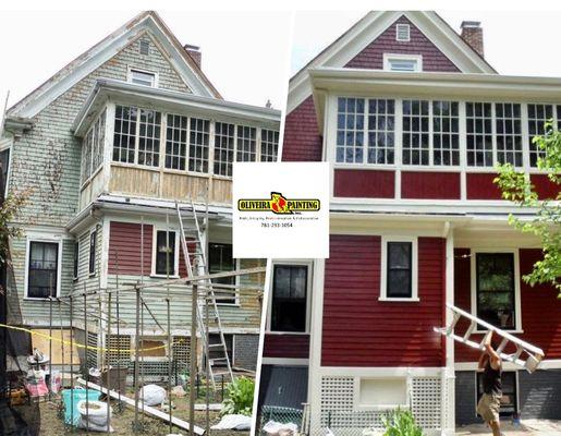 Before and after project of our client's home in Cambridge.