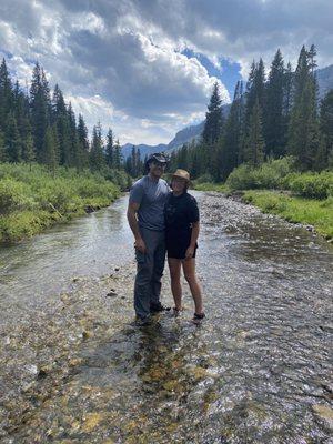 Pebble Creek in Yellowstone.