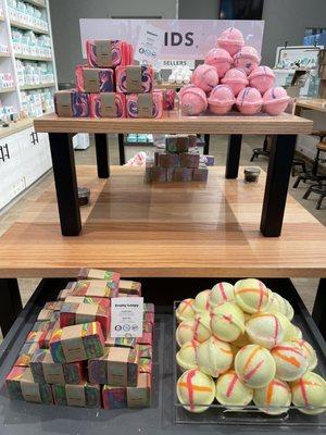 Kids bath bombs and soap