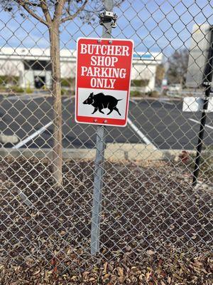 Every parking spot has its own animal!