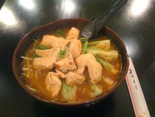 Tom Yum Noodle Soup with Chicken