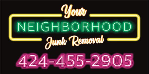 Too much junk? Call us now ! 424-455-2905 
No job too big no job too small.
Free no pressure estimates. 
Customer satisfaction guaranteed!