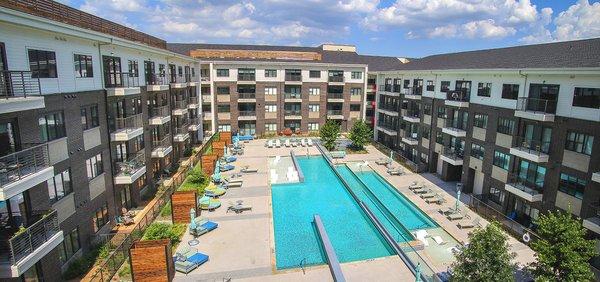 Resort style pool