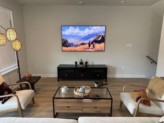 Samsung Frame TV install