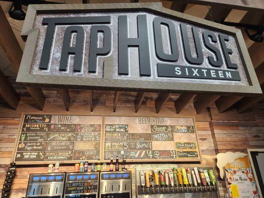 Tap House inside Market Street grocery