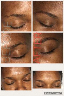 We transform eyebrows. Each clients gets a consultation and after that, the magic begins