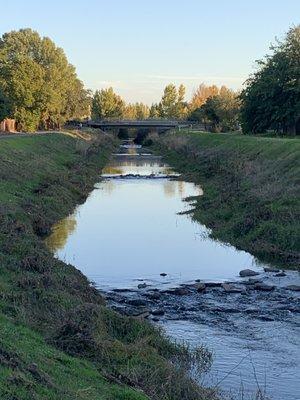 Along the marsh creek trail