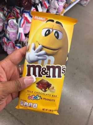 Peanut Eminem M&M chocolate bar.