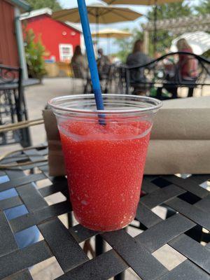 Goldie's apple wine slushy