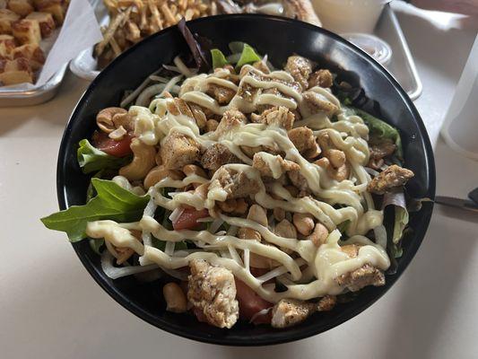 Cashew chicken salad