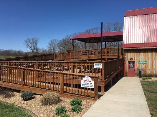 Great deck space!