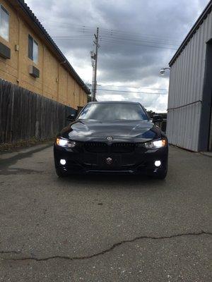 Bmw headlights and fogs lights converted to HIDs.