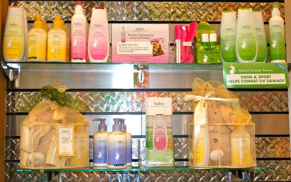 Babo Botanical baby skincare products are available at Thompson Chemists 137 Thompson Street Soho Manhattan NY 10012