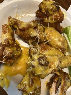 Garlic Parmesan wings