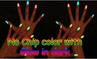 No Chip color with Glow in dark