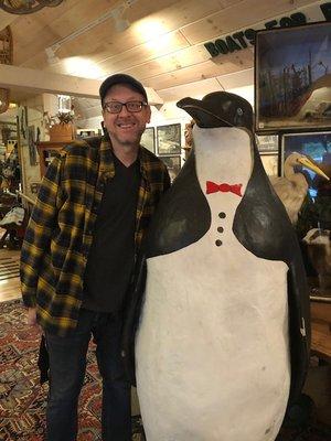 Just what I need, a life-sized penguin butler.