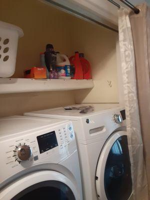 Our new laundry closet.