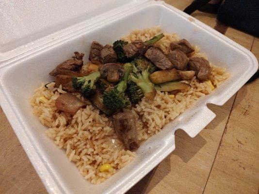 Steak hibachi