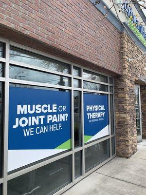 Direct access to physical therapists to help with any aches, pains, sprains or strains.