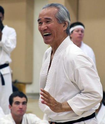 Sensei Tsutomu Ohshima, head instructor of Shotokan Karate of America