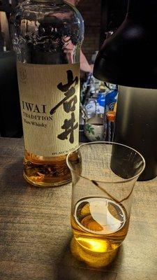 Some Iwai whisky