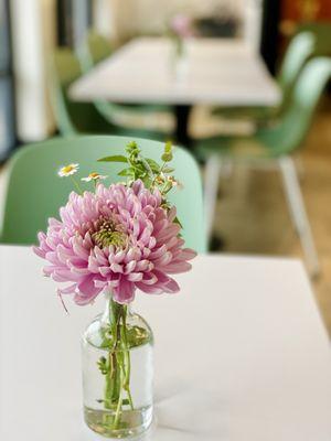 Fresh flowers for the table