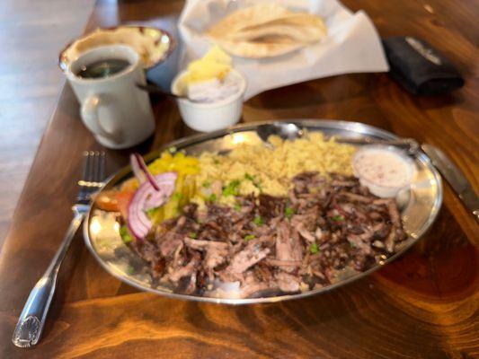 Beef Shawarma Plate