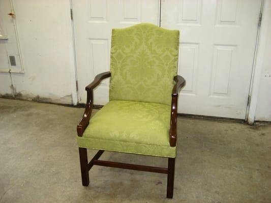 Reupholstered chair in Myerstown, PA