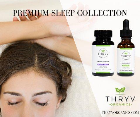 Thryv Organics Premium Broad Spectrum CBD Sleep Collection