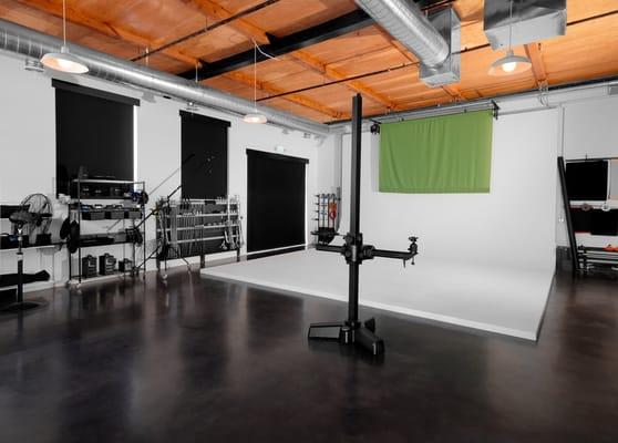 the shooting stage at my studio