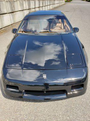 Had the front bumper cover of my 88 Pontiac Fiero GT resprayed.