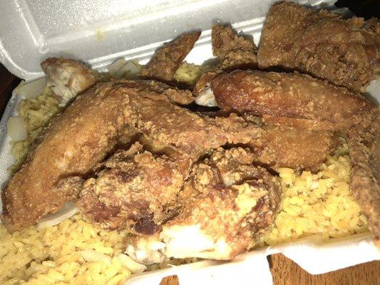 Amazing fried chicken & fried rice