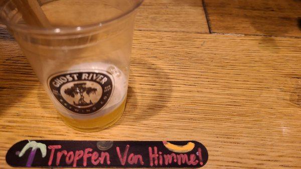 Trodden Von Himme a German wheat beer