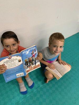 Best friends reading together!