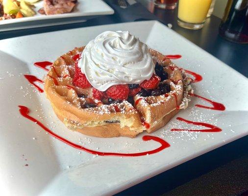 Mega Berry waffle