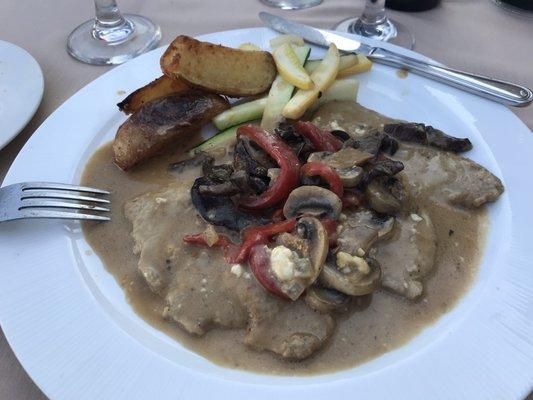 Veal á la Champagne