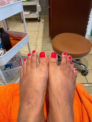 Pedicure by Nancy at Nails Garden