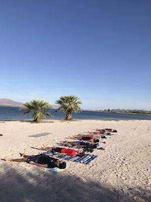 Sunrise Yoga at Windsor Beach